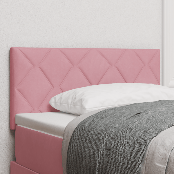 LED huvuddyna Rosa 100 cm Sammet