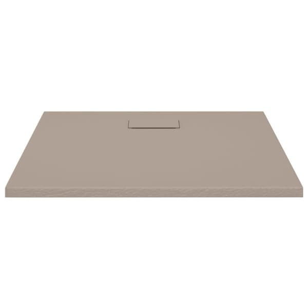 Duschkar SMC brun 90x80 cm