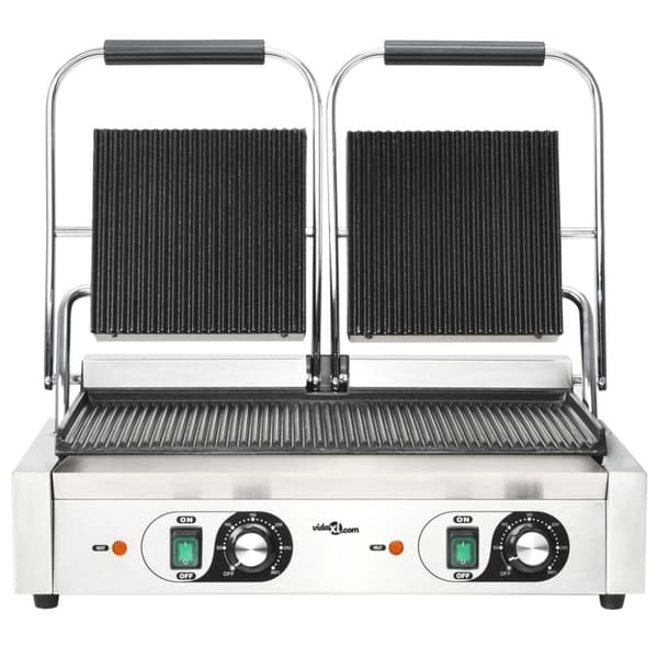 Paninigrill dubbel 3600 W 57x30,5x20 cm