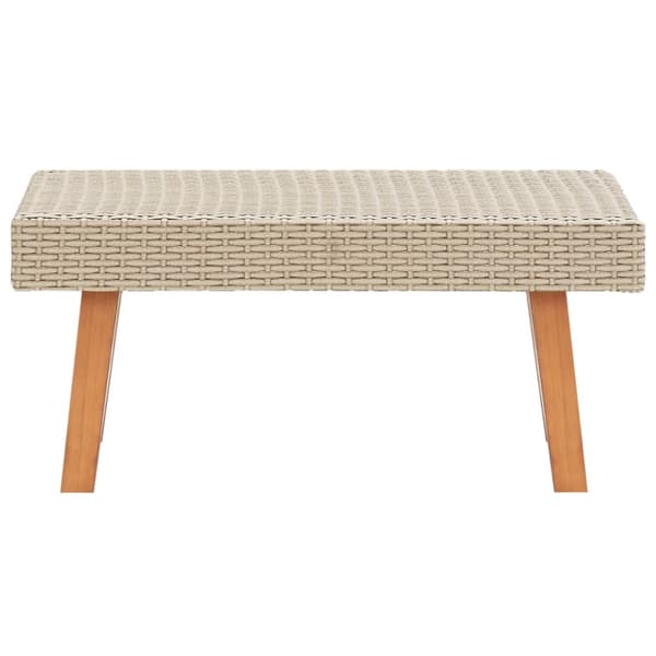 Trädgårdsbord konstrotting beige