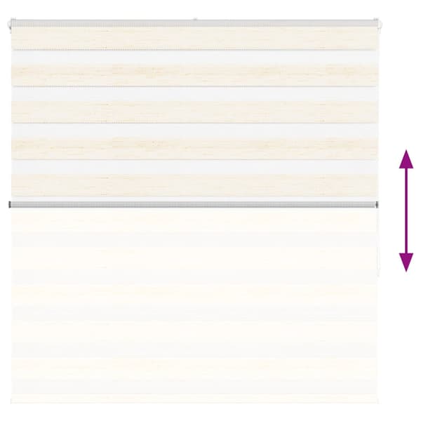 Rullgardin zebra 140x150 cm tyg bredd 135,9 cm polyester