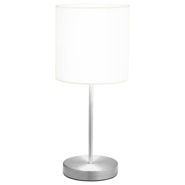 Bordslampor 2 st touch-knapp vit E14