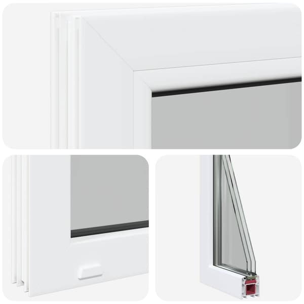 Källarfönster RISOR 35 x 70 cm PVC och glas