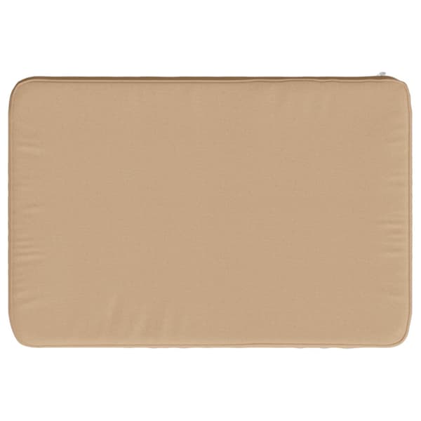 1-delad Bänk Kudde VUGHT 100% Polyester Sand 60 x 40 x 5 cm