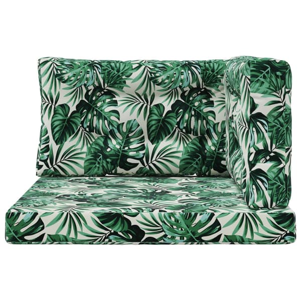 Utomhus Soffa Kudde 3 pcs Bladmönster Polyester