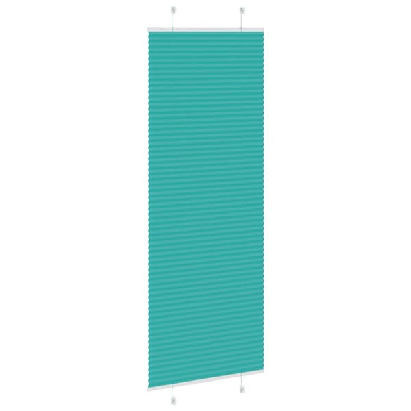 Plisserad persienn bensingrön 75x200 cm tyg bredd 74,4cm