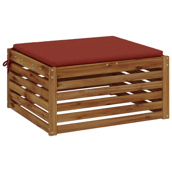 1-delad Sittdyna SOEST 100% Polyester Röd 80 x 80 x 3 cm