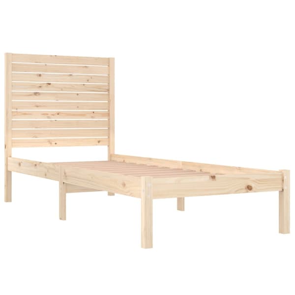 Sängram massivt trä 75x190 cm