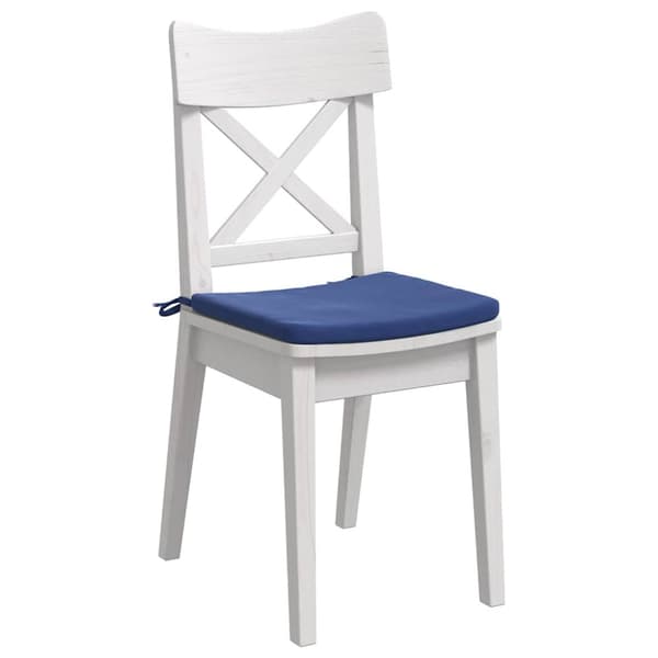 Sittkuddar 4 pcs Polisblå 40 x 40 x 3 cm Sammet