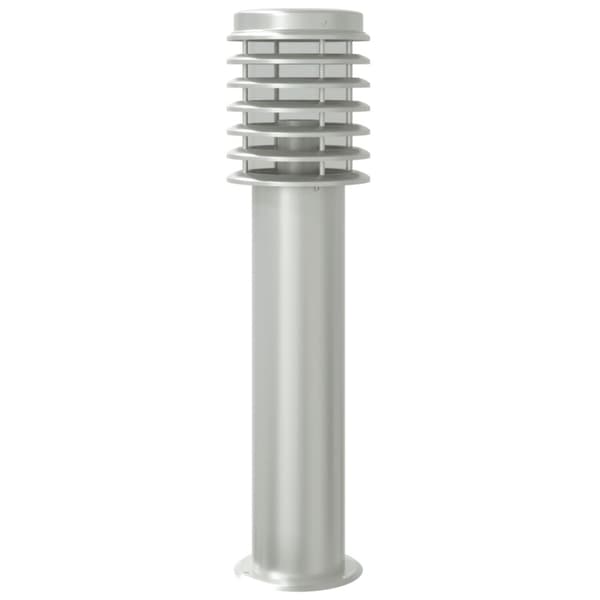 Utomhusgolvlampor 3 st silver 60 cm rostfritt stål