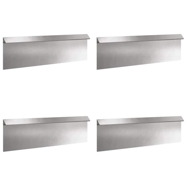Snigelstaket 8 pcs Silver Rostfritt stål