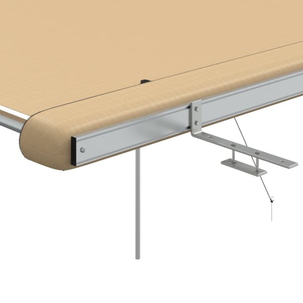 Husvagnsmarkis 3x3x2,15 m beige