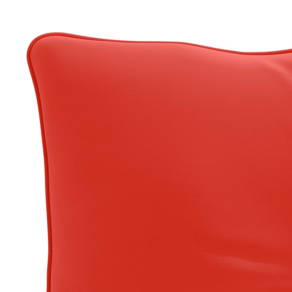 Ryggkudde PUTTEN 100% Polyester Röd 40 x 40 x 10 cm