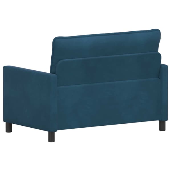 Soffa Blå 126 x 81 x 87,5 cm Sammet
