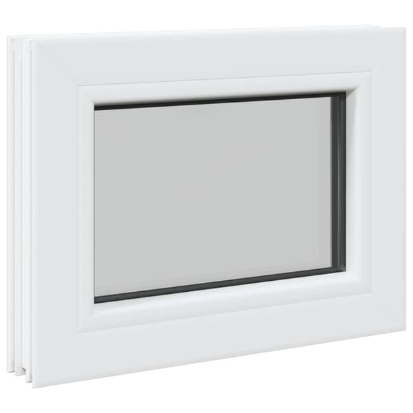 Källarfönster RISOR 35 x 30 cm PVC och glas