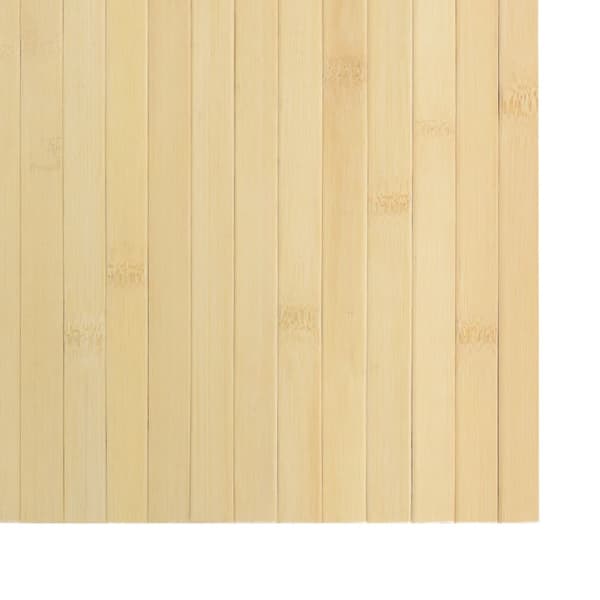 Matta rektangulär ljus naturlig 70x400 cm bambu