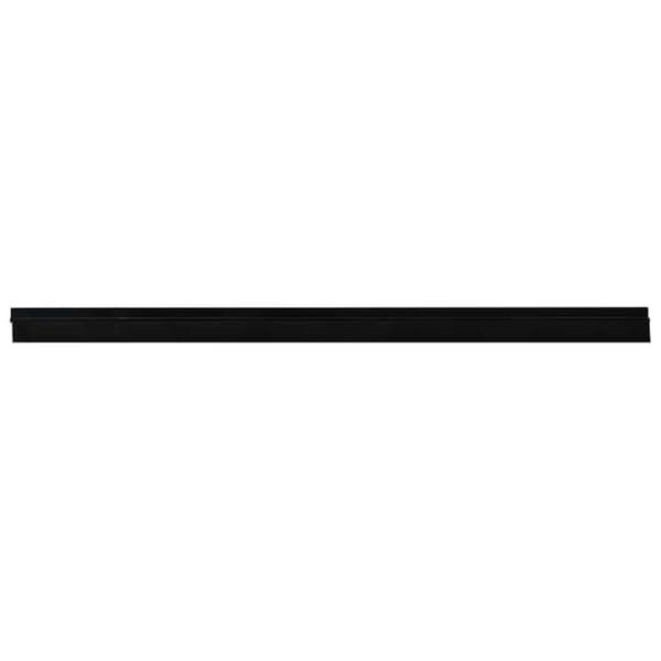 Självhäftande dörrborstlist 2 pcs Svart 100 cm
