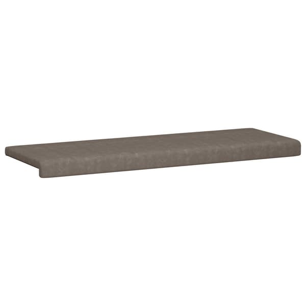 Bänk kudde Konstläder Grå Djup 35 cm