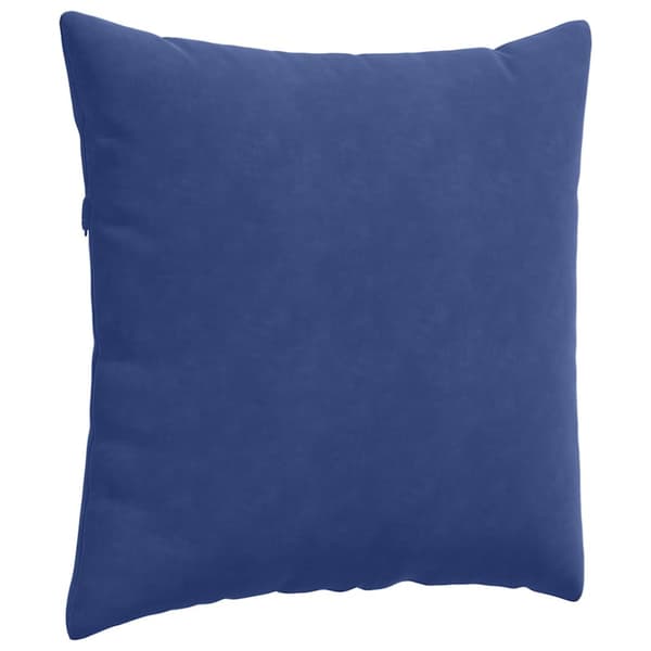 Sofakuddar 2 pcs Polisblå 60 x 60 cm Kordread tyg