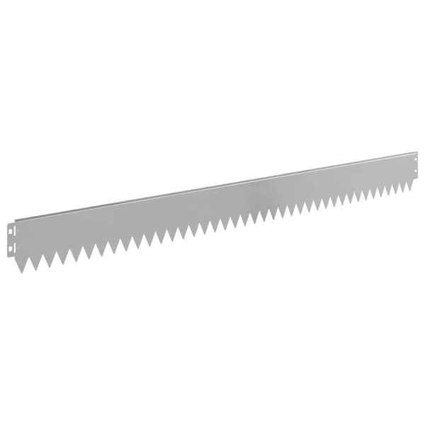 Kant för gräsmatta 50 pcs 103 x 10 cm Stål Silver