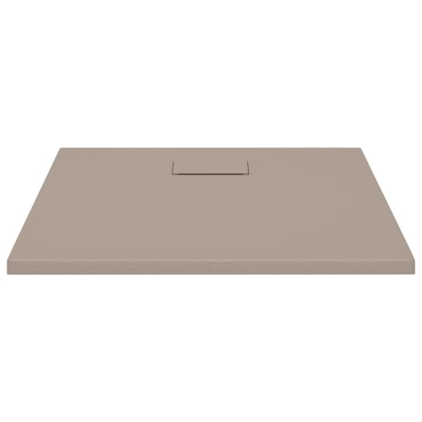 Duschkar SMC brun 80x80 cm