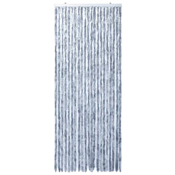 Insektsdraperi silver 90x220 cm chenille