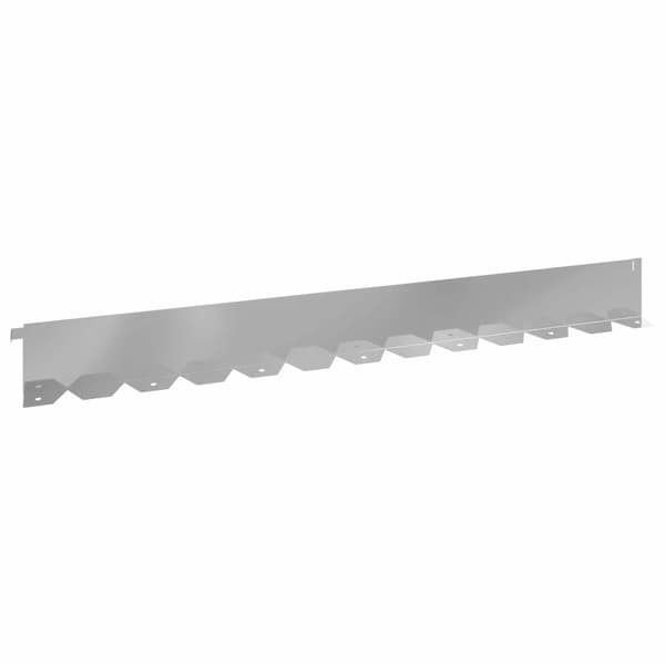 Kant för gräsmatta 30 pcs 102 x 10 x 4 cm Stål Silver
