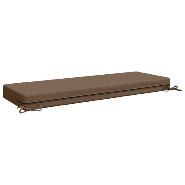 Sittkudde SOEST 100% Polyester Taupe 120 x 40 x 10 cm