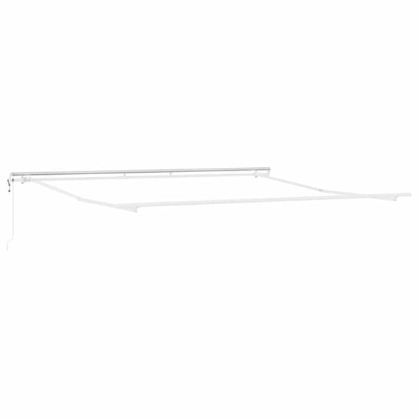 Markisram Vit 400 × 350 cm Aluminium