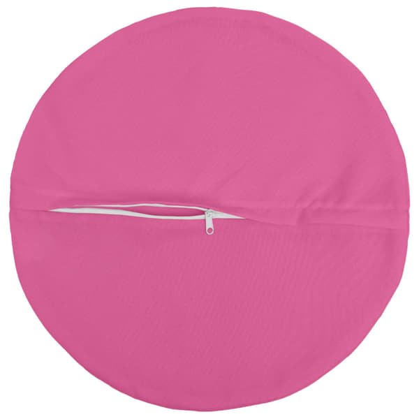 Kuddöverdrag 6 st HEERLEN Rosa Ø 60 cm Polyester