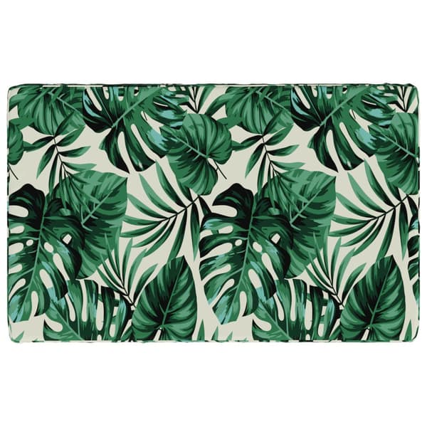 2-delade Bänk Kuddar VUGHT 2 st 100% Polyester Bladmönster