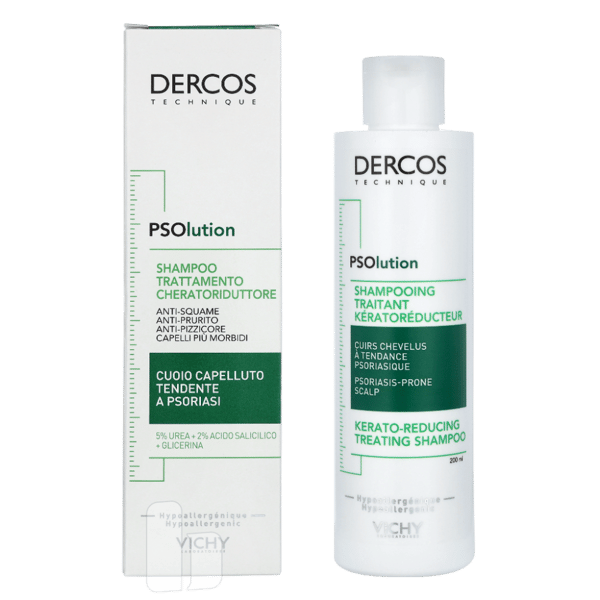 Vichy Dercos PSOlution Kerato-Reducing Treating Shampoo 200 ml Dam