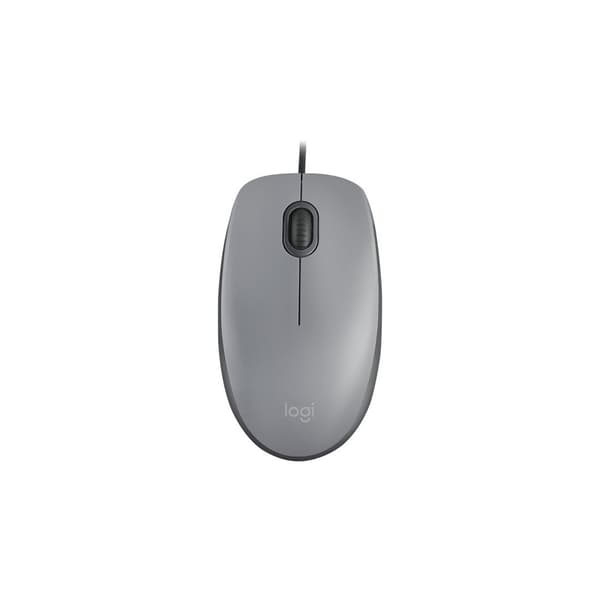 Logitech M110 Silent - mus - USB-A - mellangrå