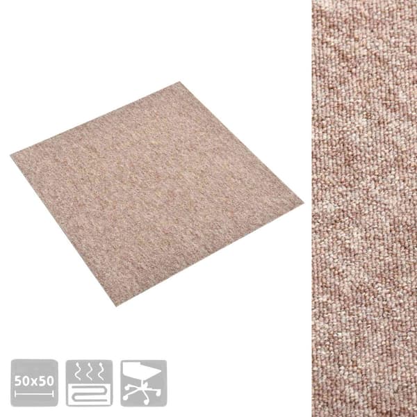 Matta 20 pcs Beige 50 x 50 cm 100% Polypropen