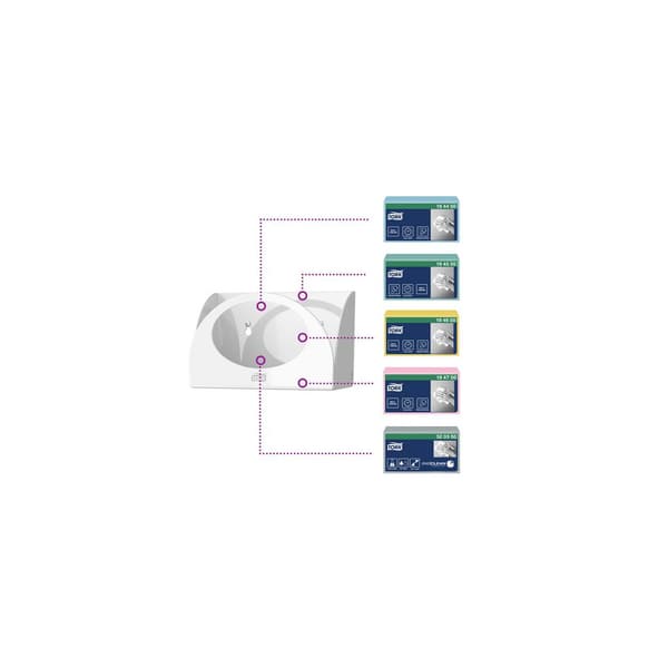 Dispenser TORK W8 Torkduk small pack vit