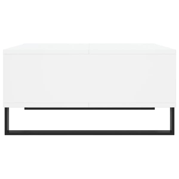 Soffbord vit 60x60x30 cm konstruerat trä