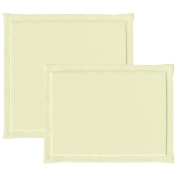 Sitt- och Ryggkuddar 4 pcs Gräddvit 47 x 45 x 2 cm Polyester