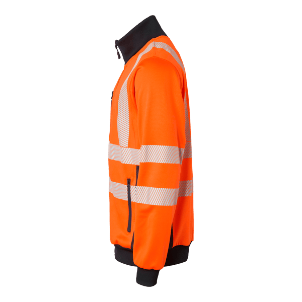 1529 Sweat Fluorescent orange/navy Unisex
