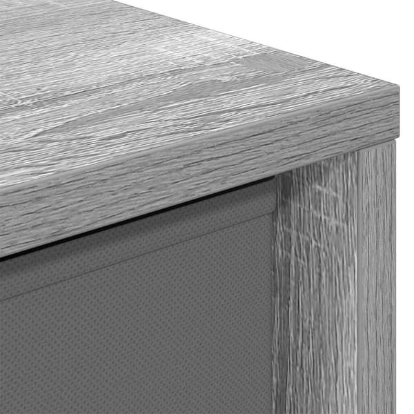 Sideboard med låda Grå Sonoma 68,5 x 32 x 67 cm