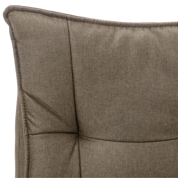 Massagekontorsstol taupe tyg