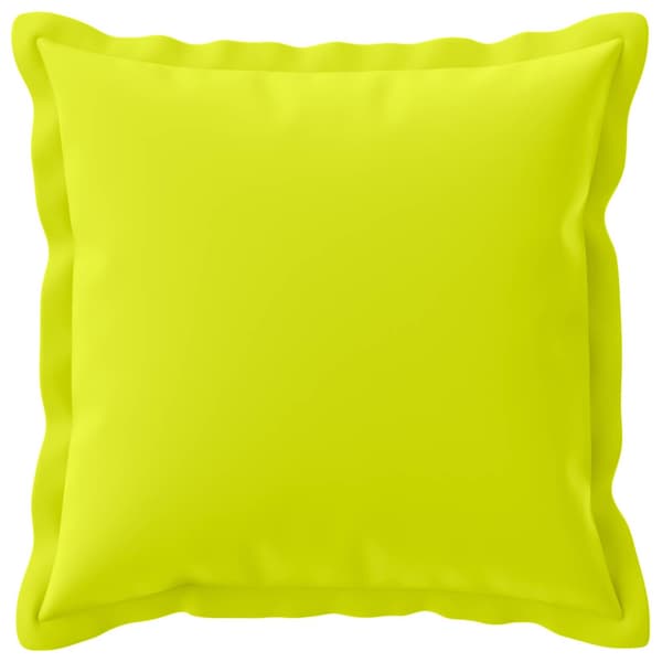 Kuddöverdrag 12 st HOUTEN Klart grön. 50 x 50 cm Polyester