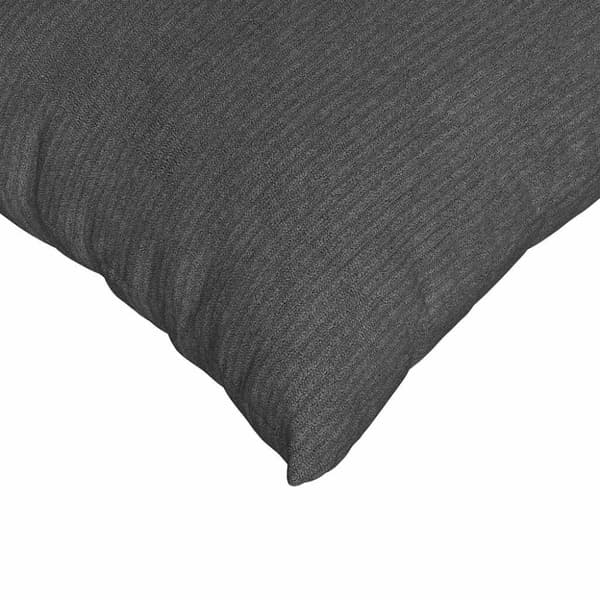 Sofakuddar 2 pcs Mörkgrå 70 x 50 cm Kordread tyg