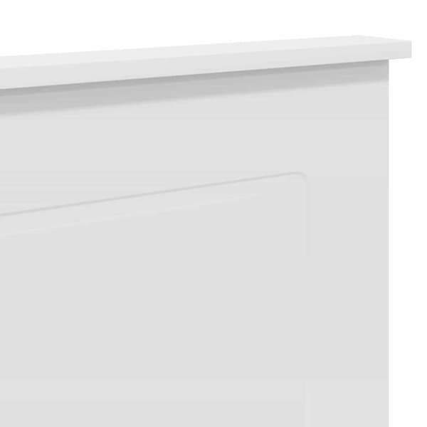 Huvudgavel Vit 100 cm Konstruerat trä