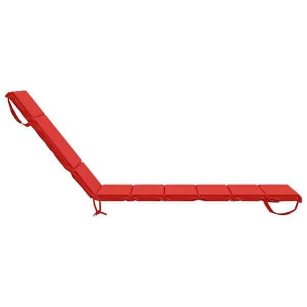 Solstol Kudde GEMERT 100% Polyester Röd 200 x 60 x 3 cm