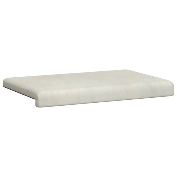 Bänk kudde Sammet (V) Gräddvit Djup 35 cm