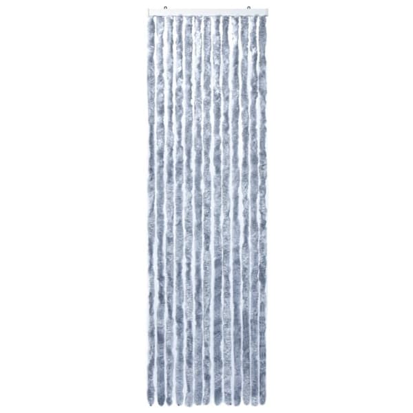 Insektsdraperi silver 56x185 cm chenille