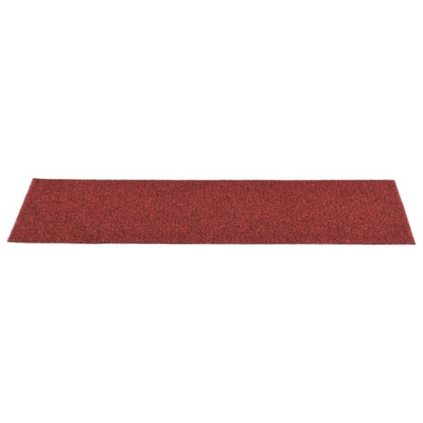 Trappmattor självhäftande 15 st 76x20 cm bordeauxröd rektangulär