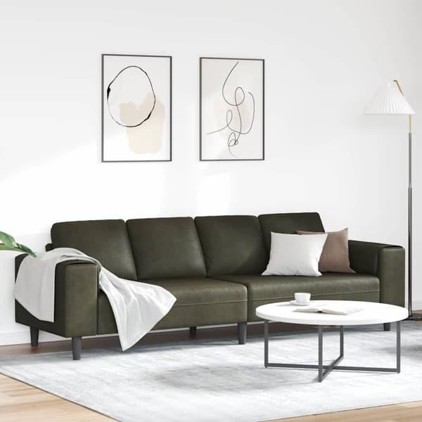 Vardagsrumsoffa Armégrön 250 x 77 x 76 cm