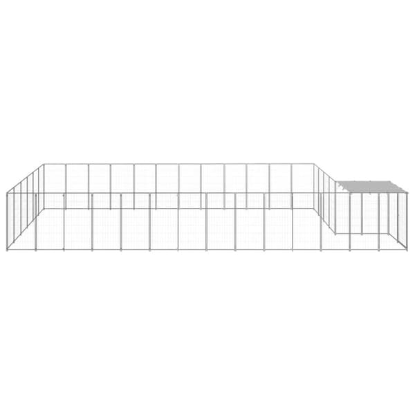 Hundgård silver 22,99 m² stål