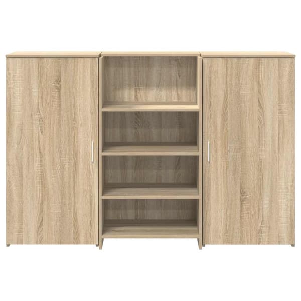 Receptionsdisk sonoma-ek 155x50x103,5 cm konstruerat trä
